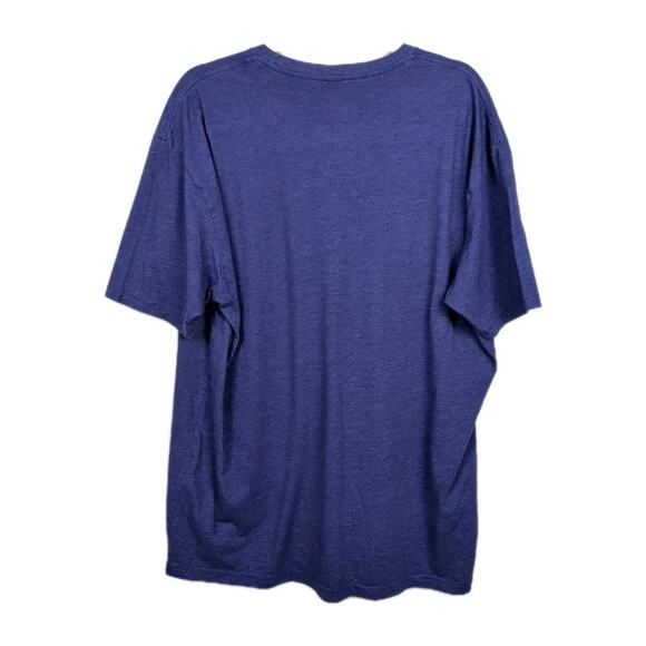 WOHVEN Purple Graphic T-Shirt Cotton Blend Short Sleeve April 2018 Men's XXL - Picture 4 of 5